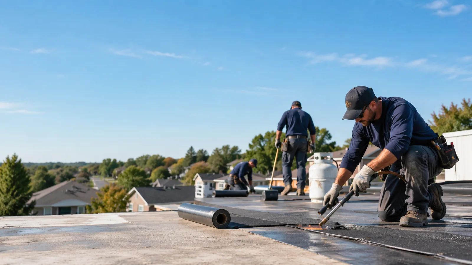 Flat Roof Leak Repair providers in Godwin, NC